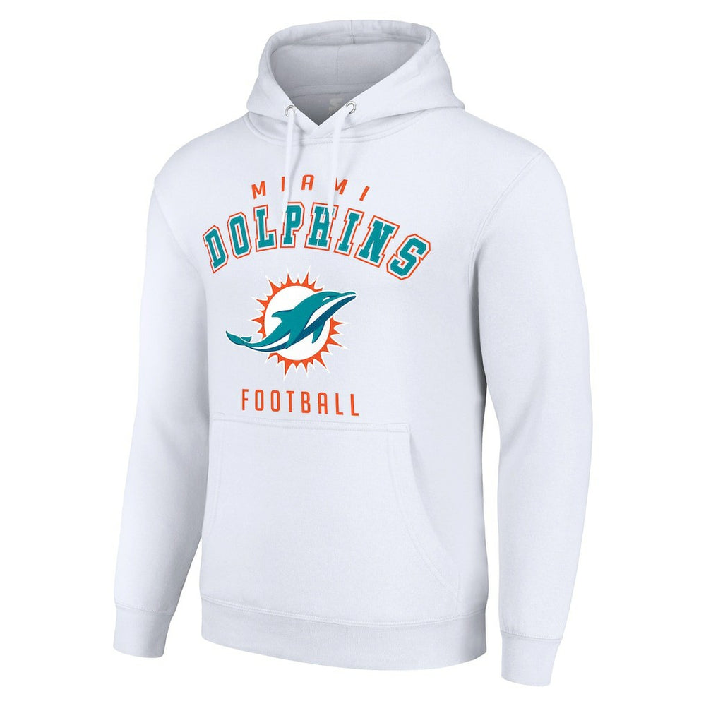 Miami Dolphins Starter Unisex Logo Pullover Hoodie - White - NFL