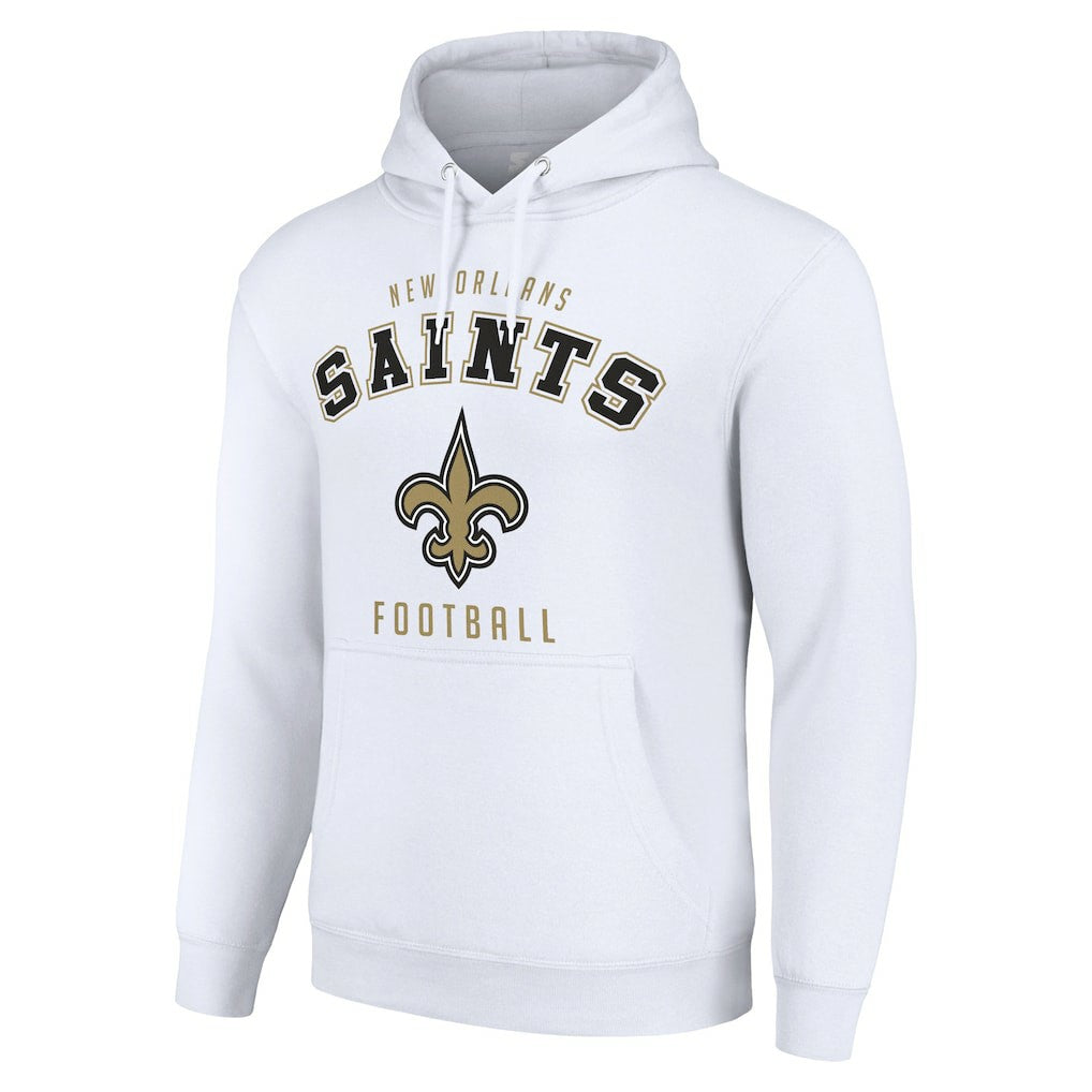 New Orleans Saints Starter Unisex Logo Pullover Hoodie - White - NFL