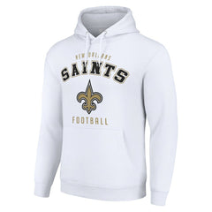 New Orleans Saints Starter Unisex Logo Pullover Hoodie - White - NFL