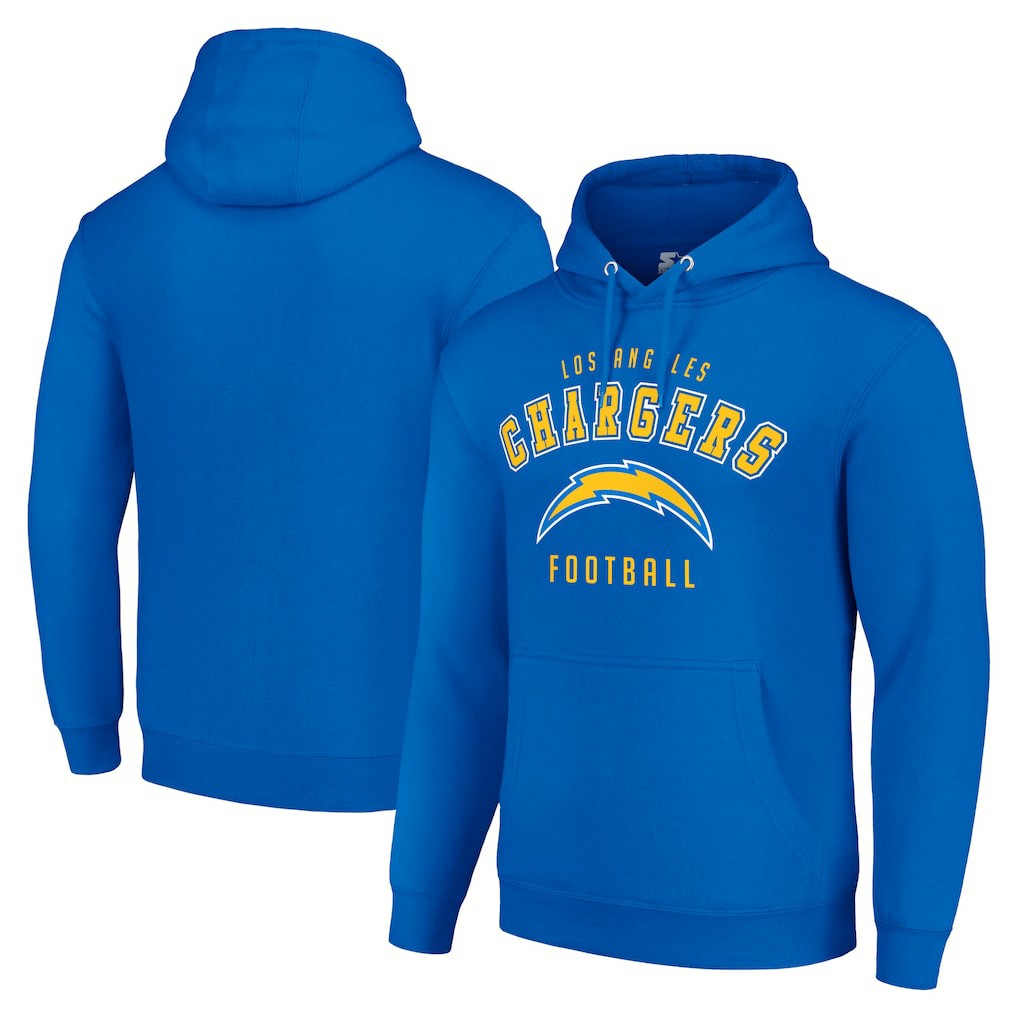 Los Angeles Chargers Starter Unisex Logo Pullover Hoodie - Royal - NFL