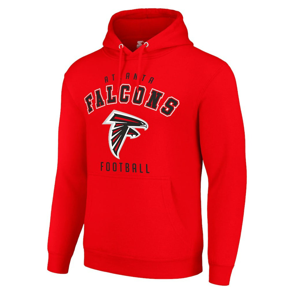 Atlanta Falcons Starter Unisex Logo Pullover Hoodie - Red - NFL