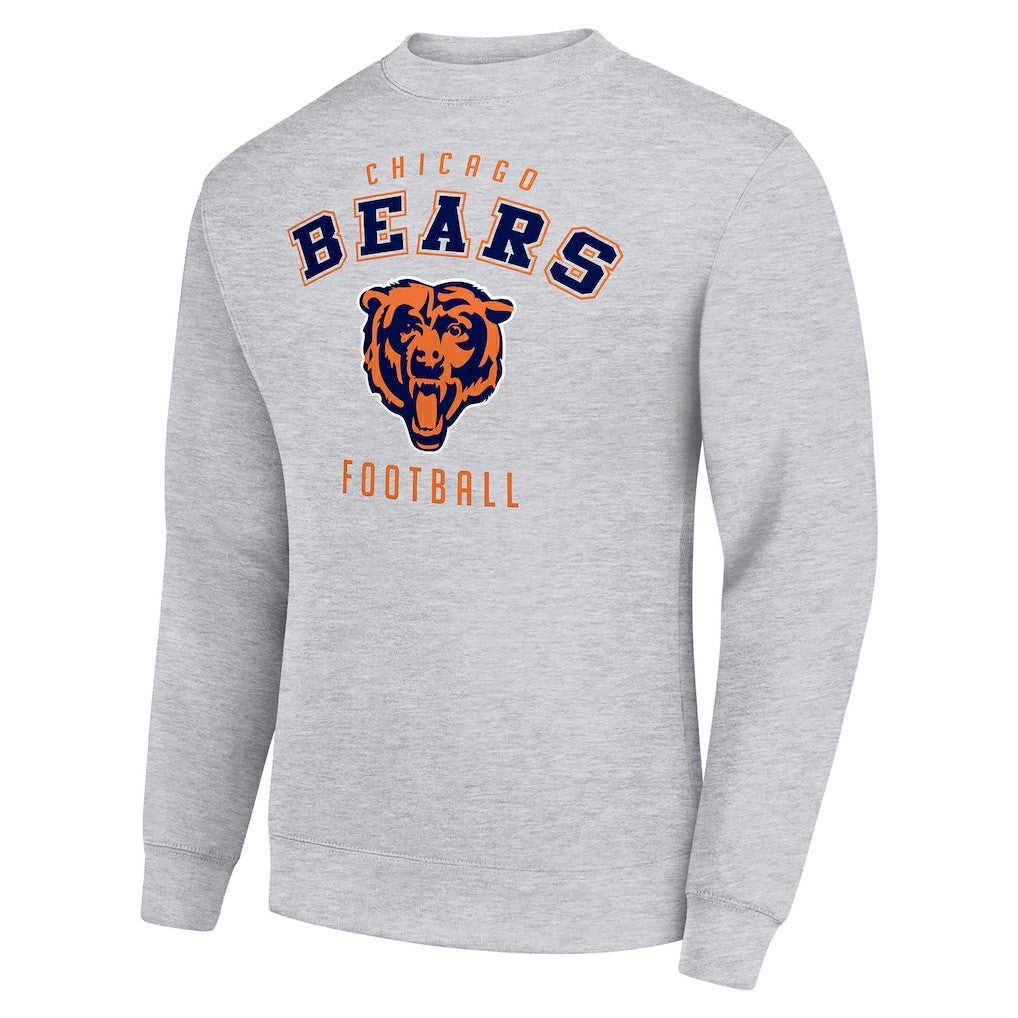 Chicago Bears Starter Team Logo Pullover Sweatshirt - Heather Gray - NFL