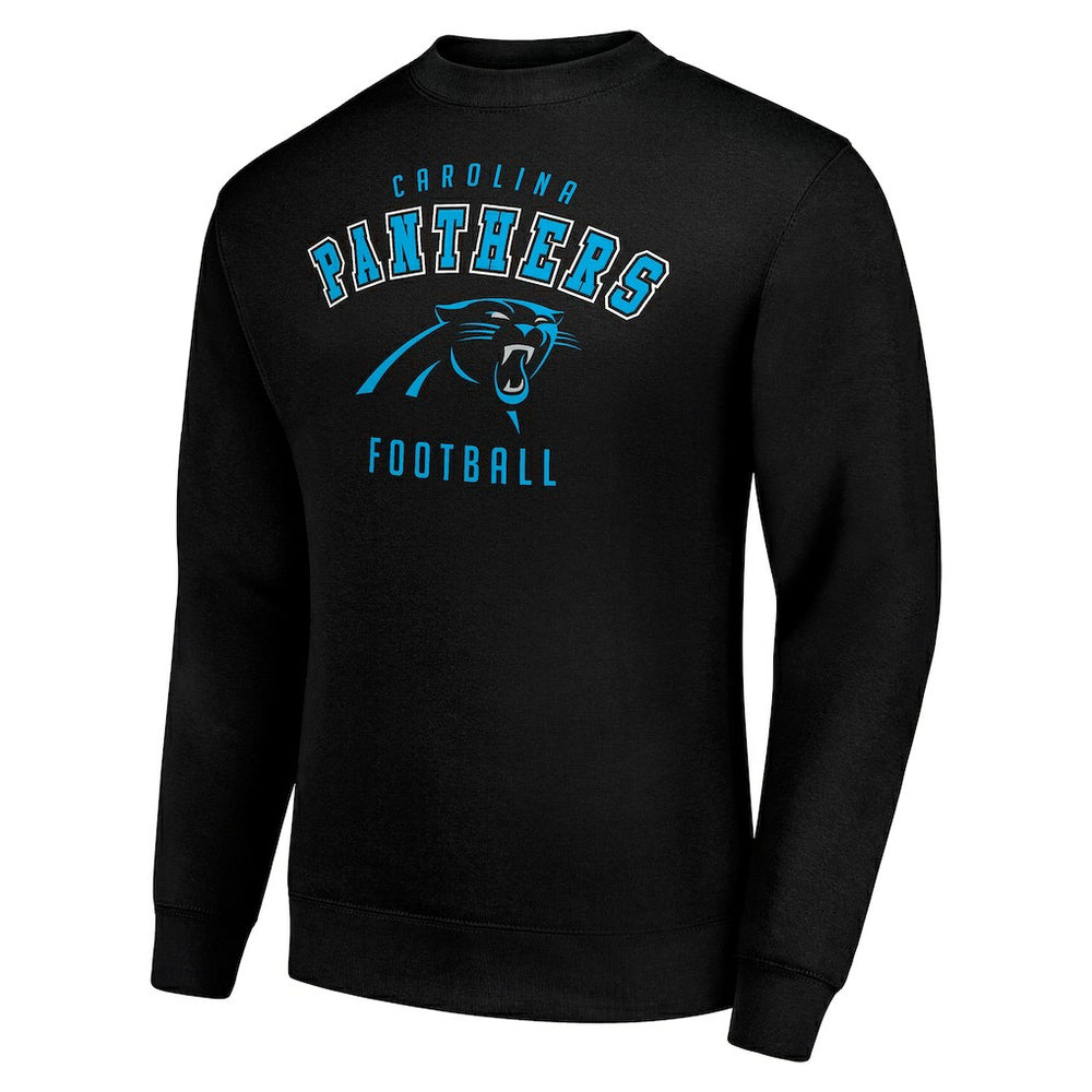 Carolina Panthers Starter Team Logo Pullover Sweatshirt - Black - NFL