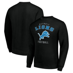 Detroit Lions Starter Team Logo Pullover Sweatshirt - Black - NFL