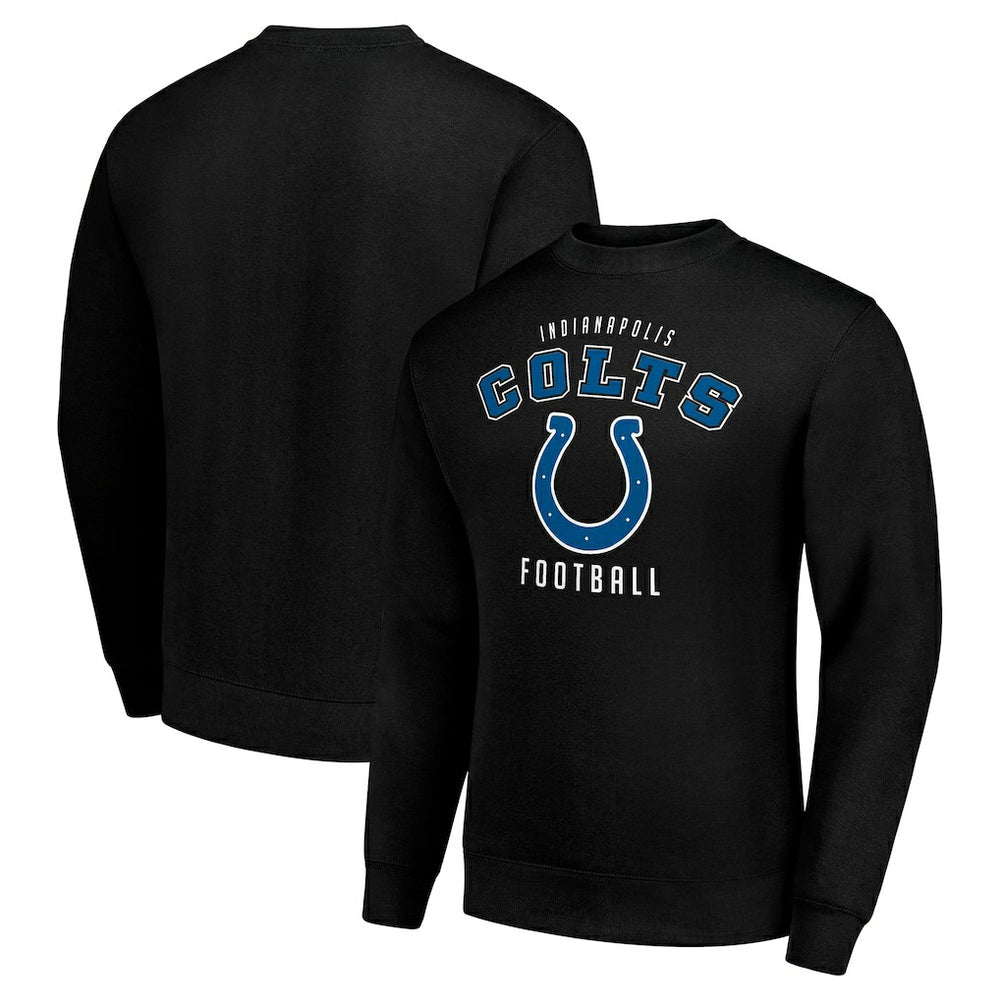 Indianapolis Colts Starter Team Logo Pullover Sweatshirt - Black - NFL