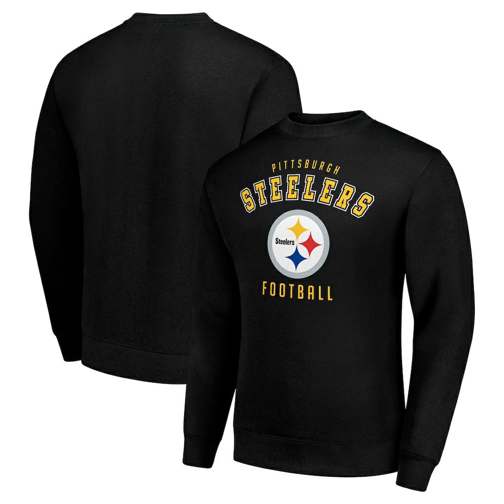 Pittsburgh Steelers Starter Team Logo Pullover Sweatshirt - Black - NFL