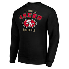 San Francisco 49ers Starter Team Logo Pullover Sweatshirt - Black - NFL