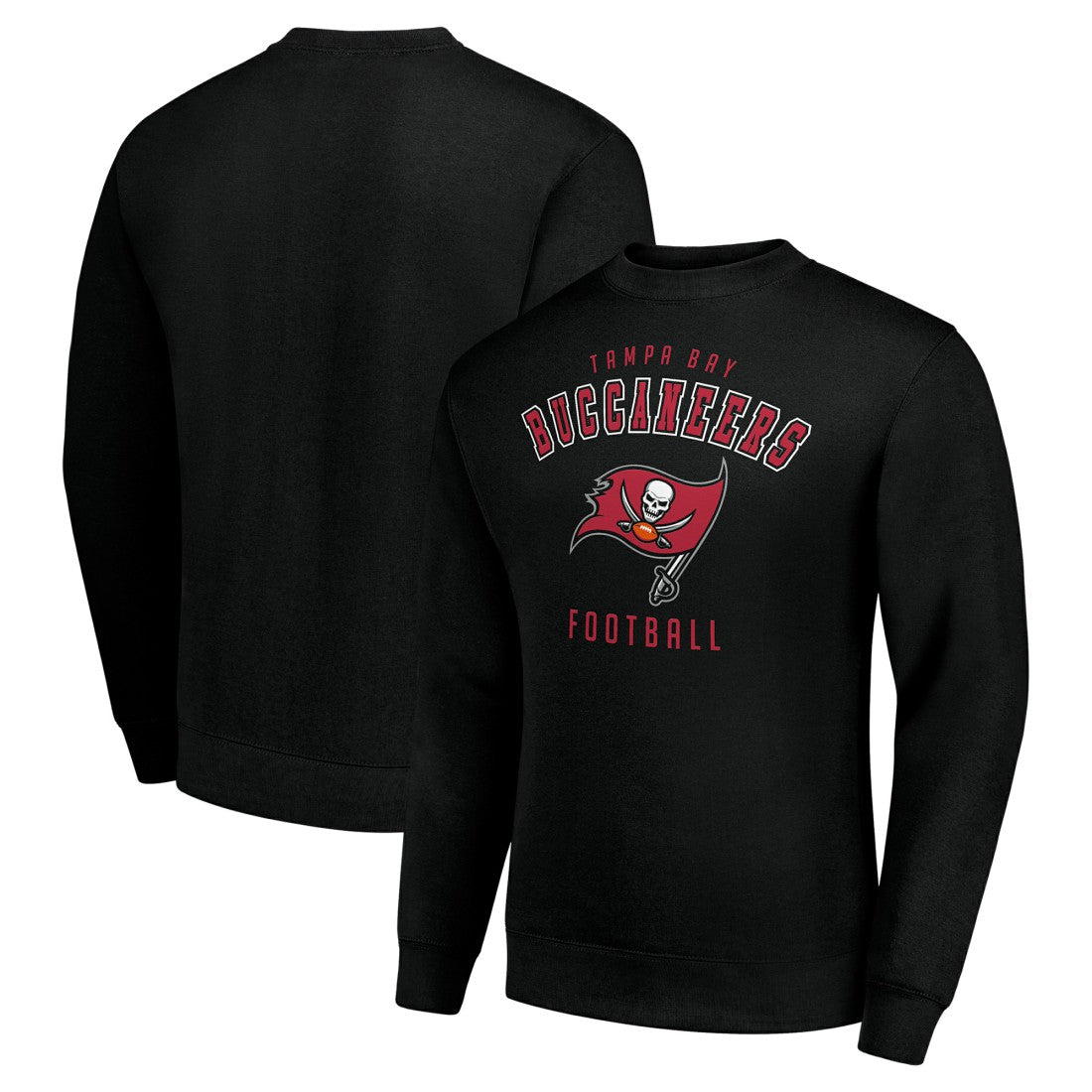 Tampa Bay Buccaneers Starter Team Logo Pullover Sweatshirt - Black - NFL