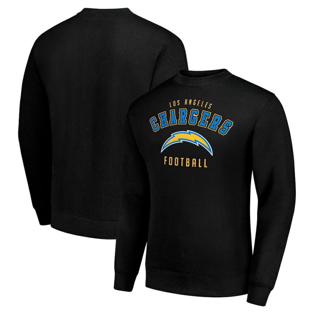 Los Angeles Chargers Starter Team Logo Pullover Sweatshirt - Black - NFL
