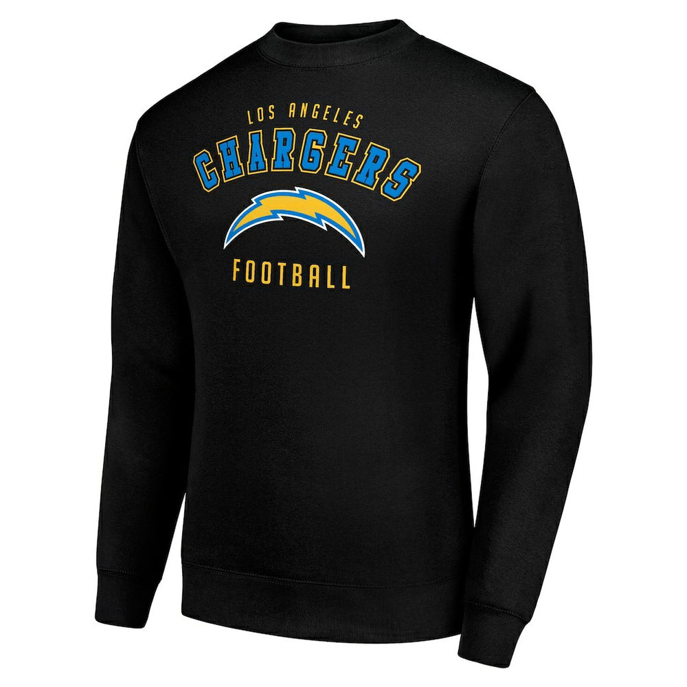 Los Angeles Chargers Starter Team Logo Pullover Sweatshirt - Black - NFL
