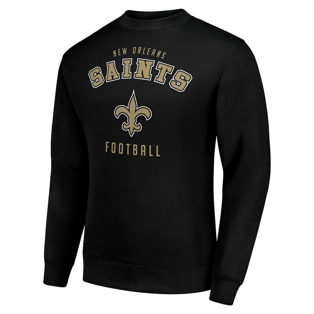 New Orleans Saints Starter Team Logo Pullover Sweatshirt - Black - NFL