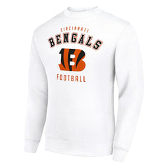Cincinnati Bengals Starter Team Logo Pullover Sweatshirt - White - NFL