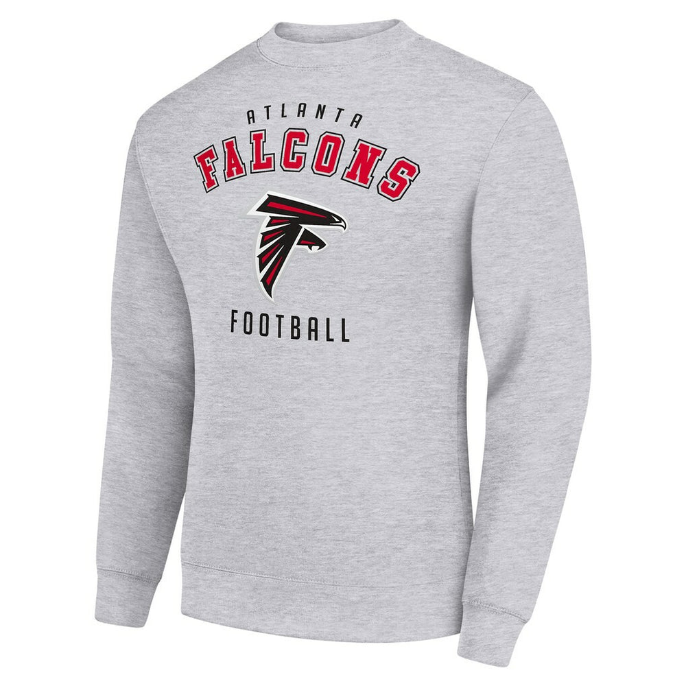 Atlanta Falcons Starter Team Logo Pullover Sweatshirt - Heather Gray - NFL
