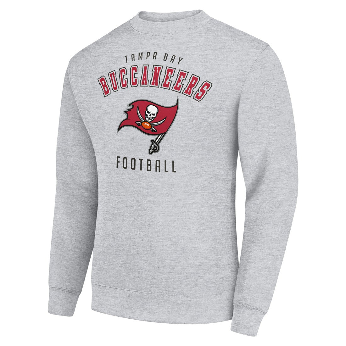 Tampa Bay Buccaneers Starter Team Logo Pullover Sweatshirt - Heather Gray - NFL