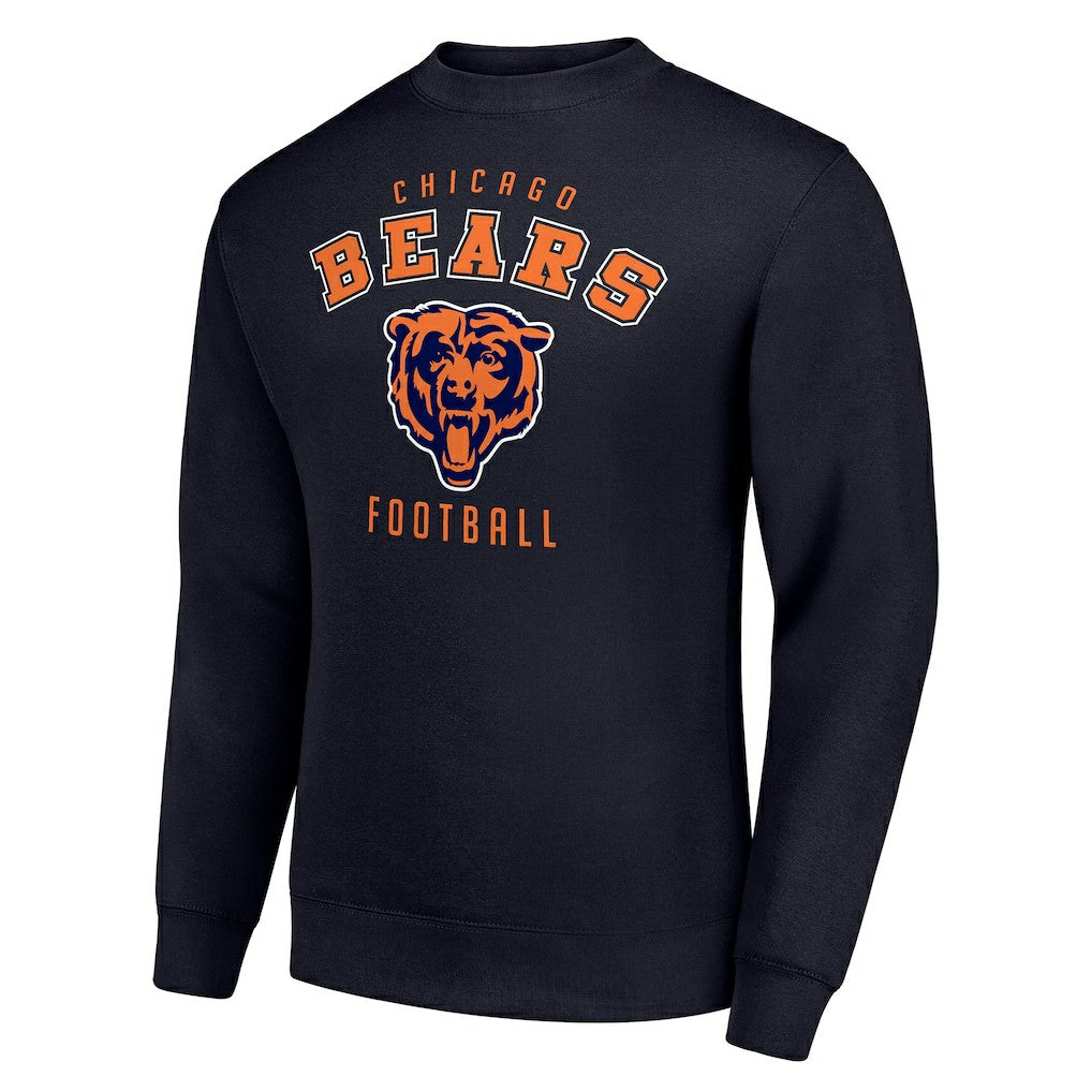 Chicago Bears Starter Team Logo Pullover Sweatshirt - Navy - NFL