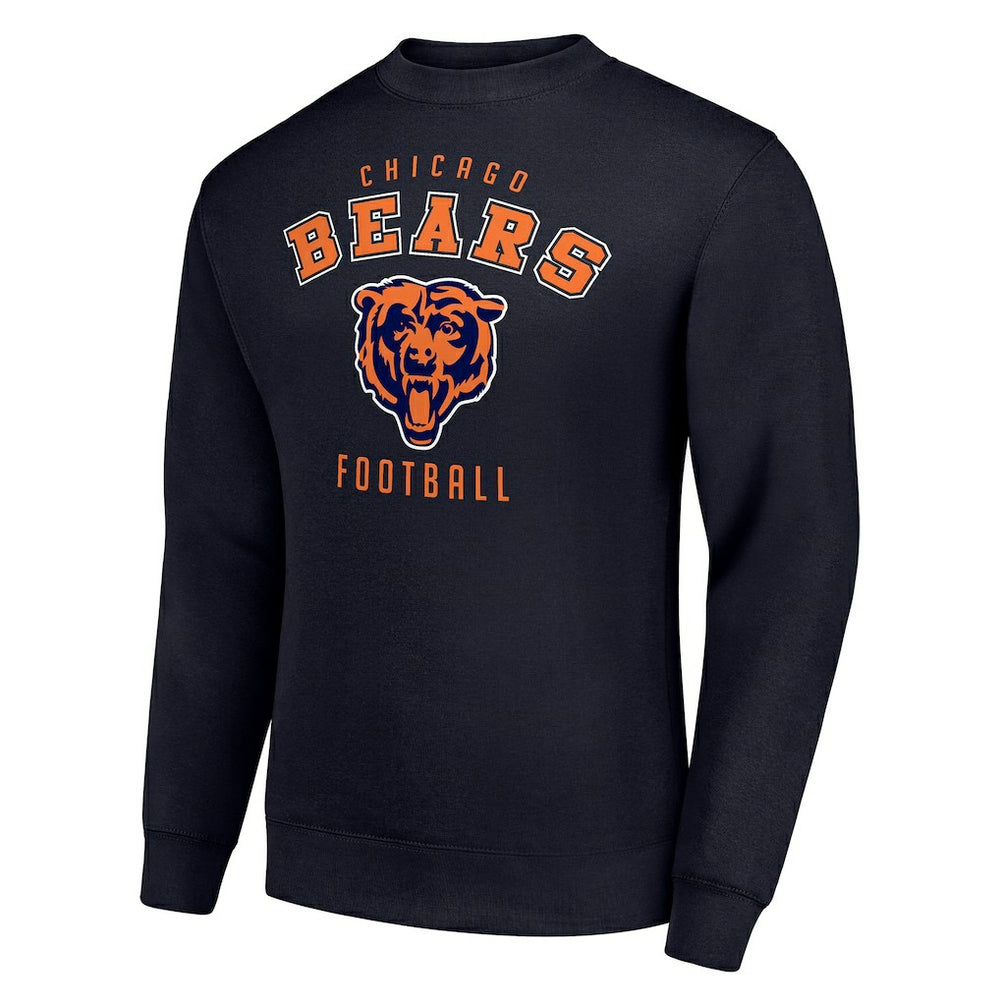 Chicago Bears Starter Team Logo Pullover Sweatshirt - Navy - NFL