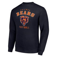 Chicago Bears Starter Team Logo Pullover Sweatshirt - Navy - NFL