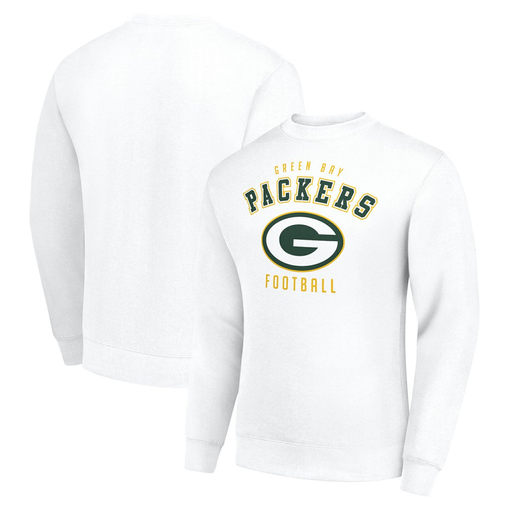 Green Bay Packers Starter Team Logo Pullover Sweatshirt - White - NFL