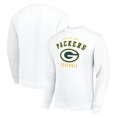 Green Bay Packers Starter Team Logo Pullover Sweatshirt - White - NFL
