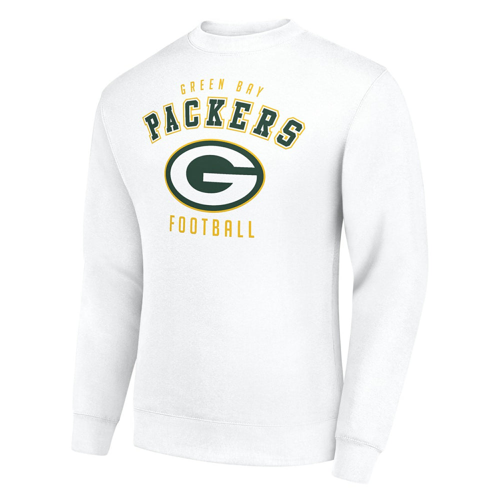 Green Bay Packers Starter Team Logo Pullover Sweatshirt - White - NFL