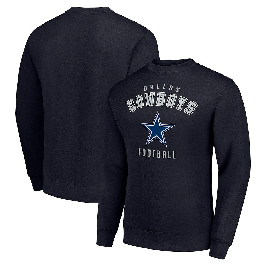 Dallas Cowboys Starter Team Logo Pullover Sweatshirt - Navy - NFL