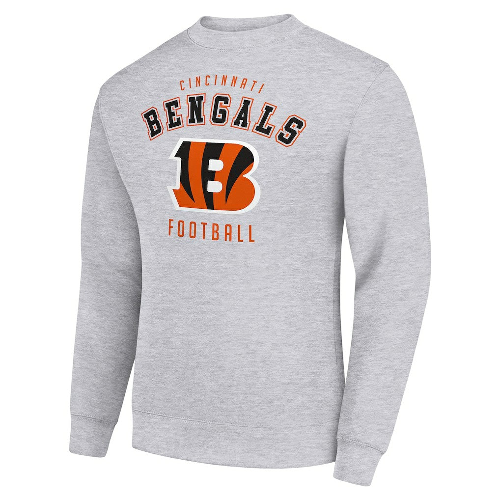 Cincinnati Bengals Starter Team Logo Pullover Sweatshirt - Heather Gray - NFL