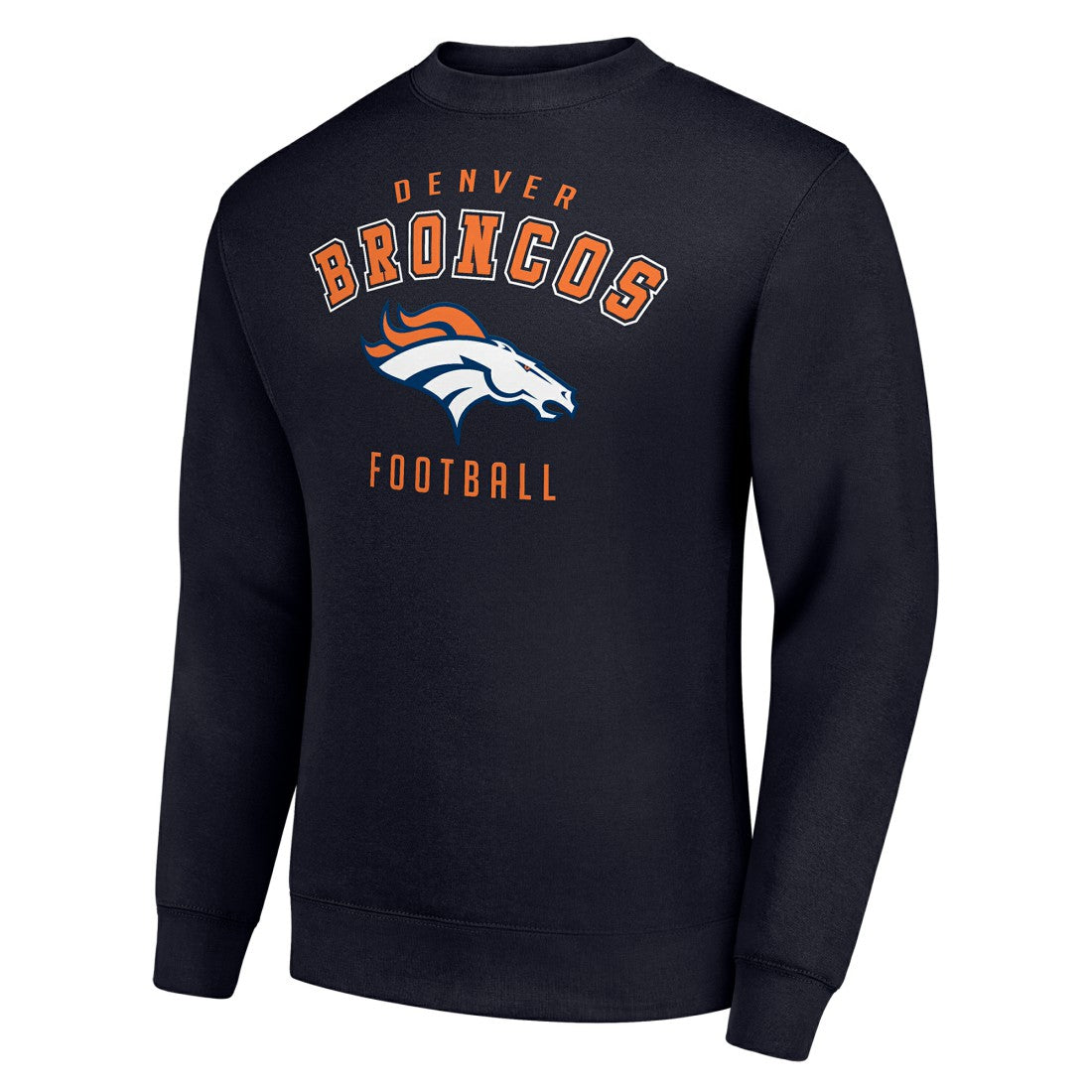 Denver Broncos Starter Team Logo Pullover Sweatshirt - Navy - NFL