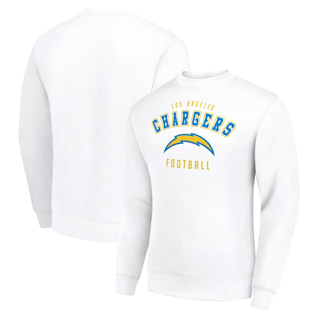Los Angeles Chargers Starter Team Logo Pullover Sweatshirt - White - NFL