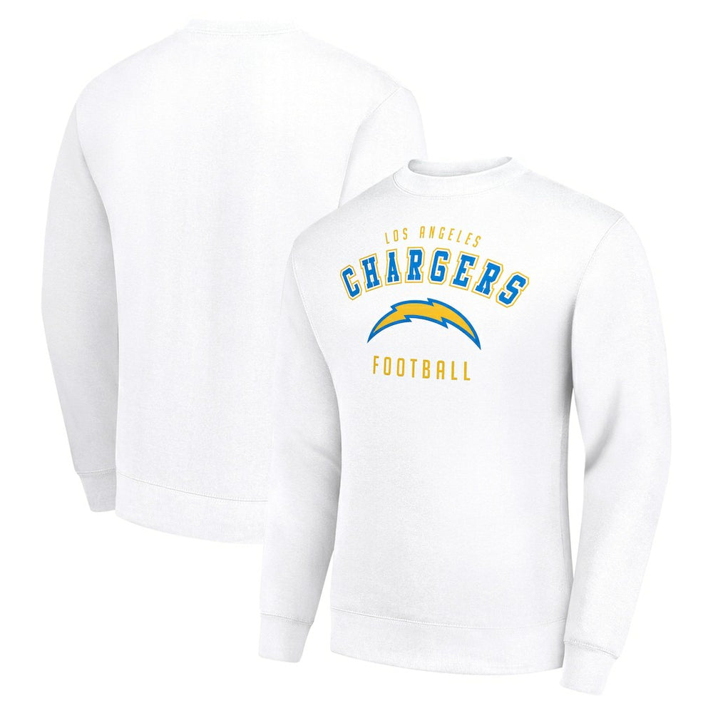 Los Angeles Chargers Starter Team Logo Pullover Sweatshirt - White - NFL