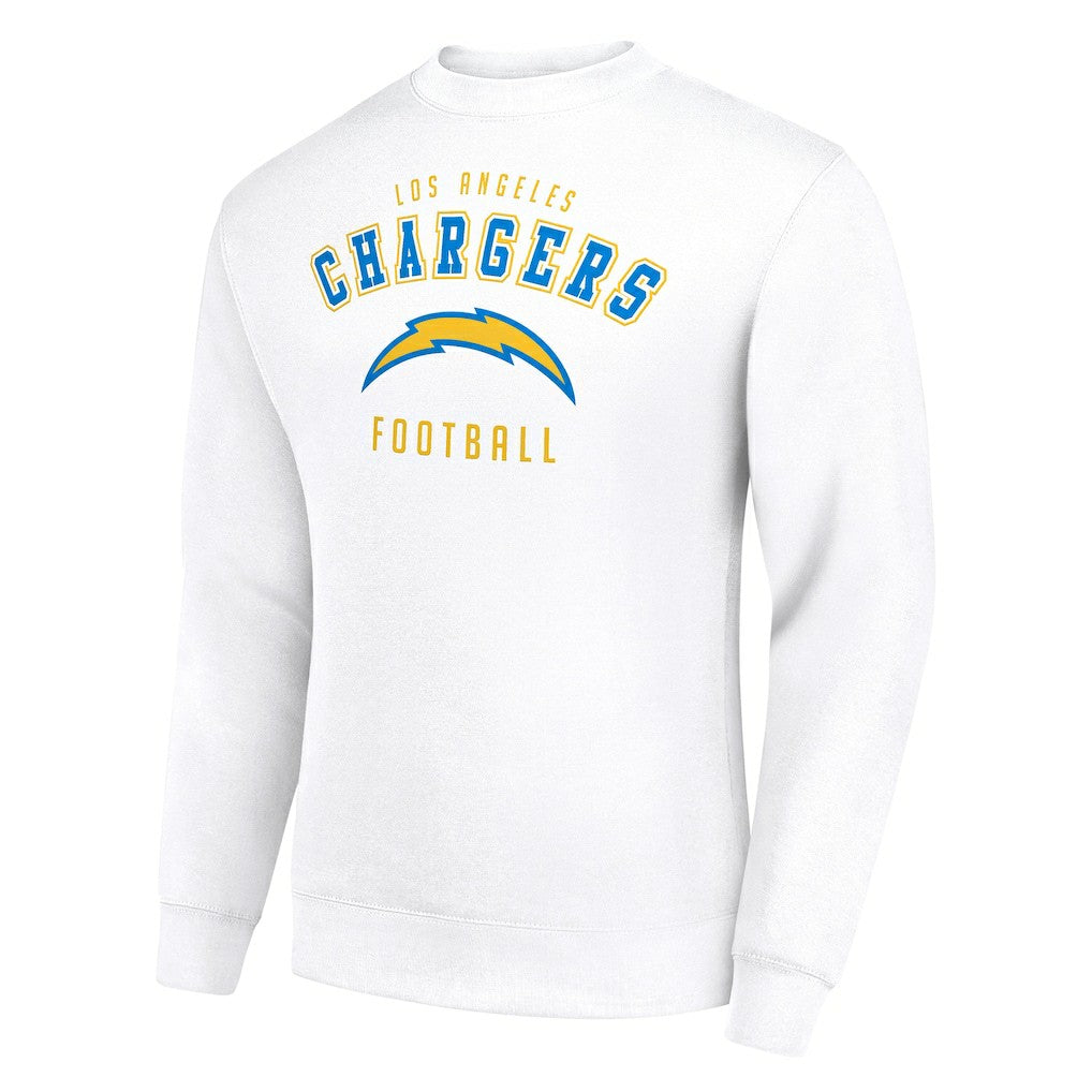 Los Angeles Chargers Starter Team Logo Pullover Sweatshirt - White - NFL