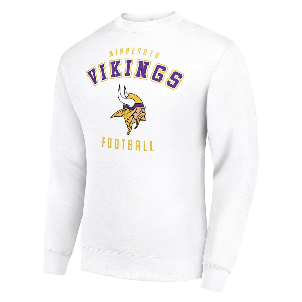 Minnesota Vikings Starter Team Logo Pullover Sweatshirt - White - NFL