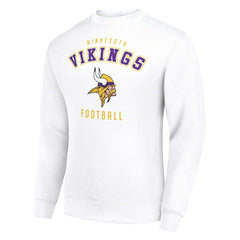 Minnesota Vikings Starter Team Logo Pullover Sweatshirt - White - NFL