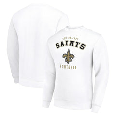New Orleans Saints Starter Team Logo Pullover Sweatshirt - White - NFL