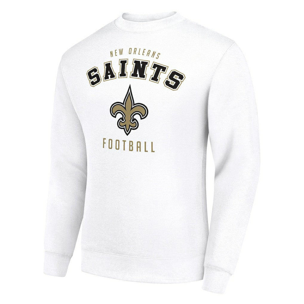 New Orleans Saints Starter Team Logo Pullover Sweatshirt - White - NFL