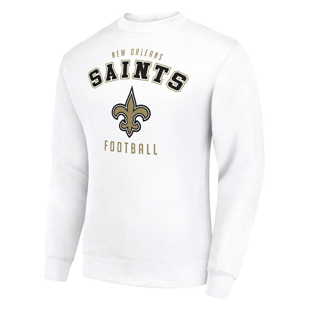 New Orleans Saints Starter Team Logo Pullover Sweatshirt - White - NFL