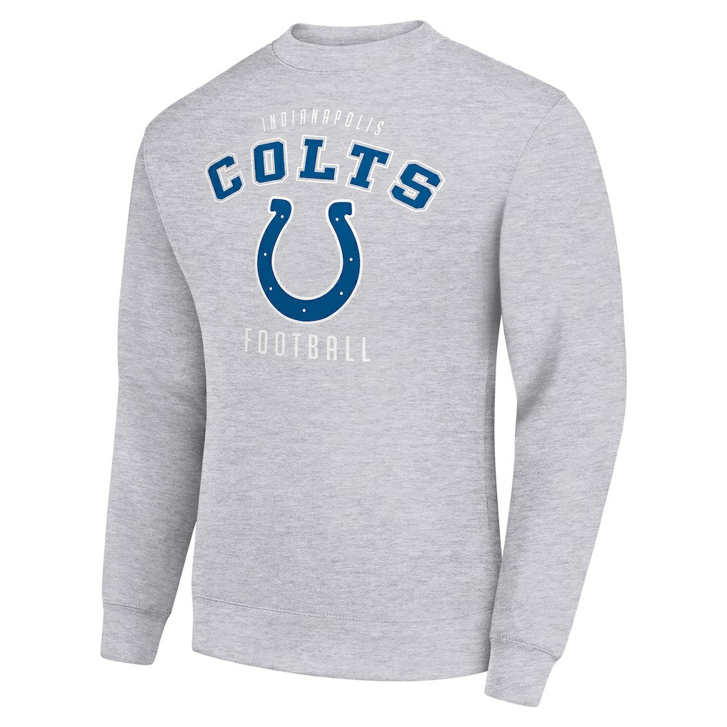 Indianapolis Colts Starter Team Logo Pullover Sweatshirt - Heather Gray - NFL