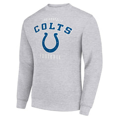 Indianapolis Colts Starter Team Logo Pullover Sweatshirt - Heather Gray - NFL