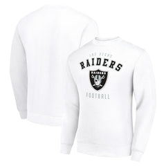 Las Vegas Raiders Starter Team Logo Pullover Sweatshirt - White - NFL