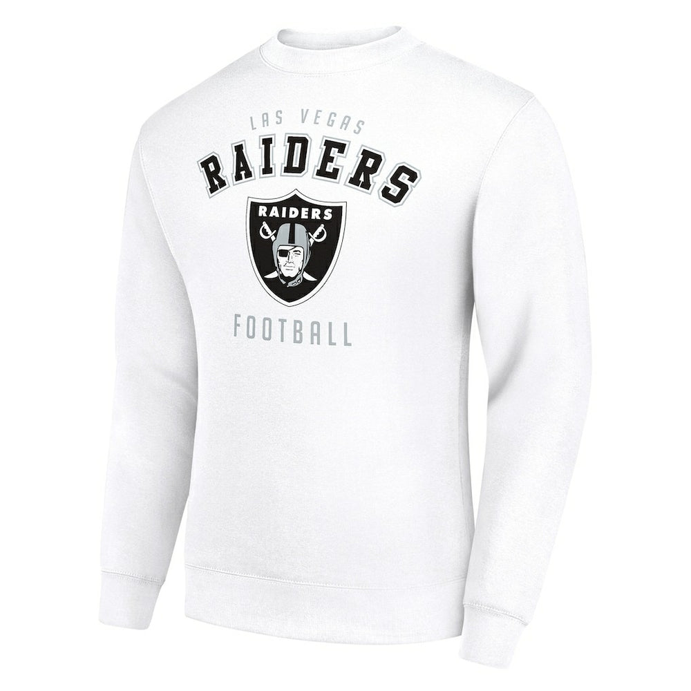 Las Vegas Raiders Starter Team Logo Pullover Sweatshirt - White - NFL