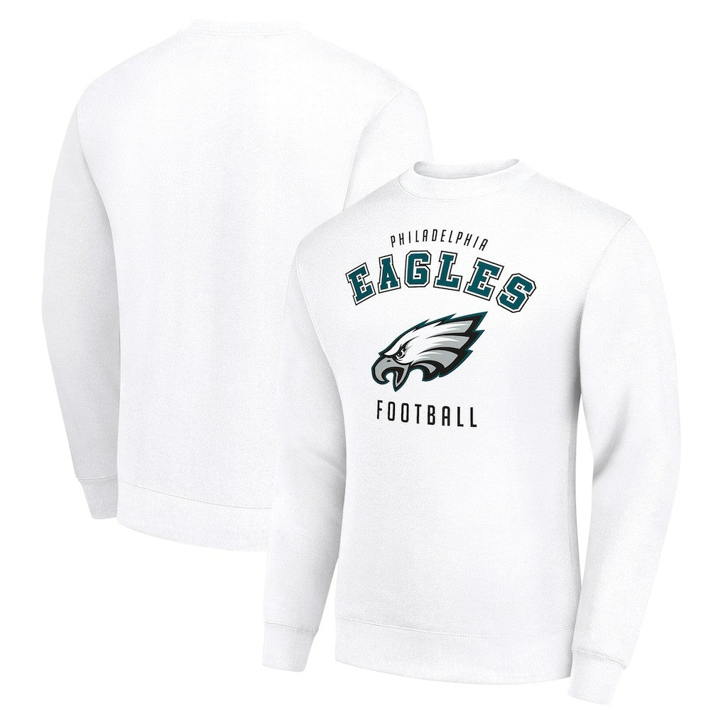 Philadelphia Eagles Starter Team Logo Pullover Sweatshirt - White - NFL