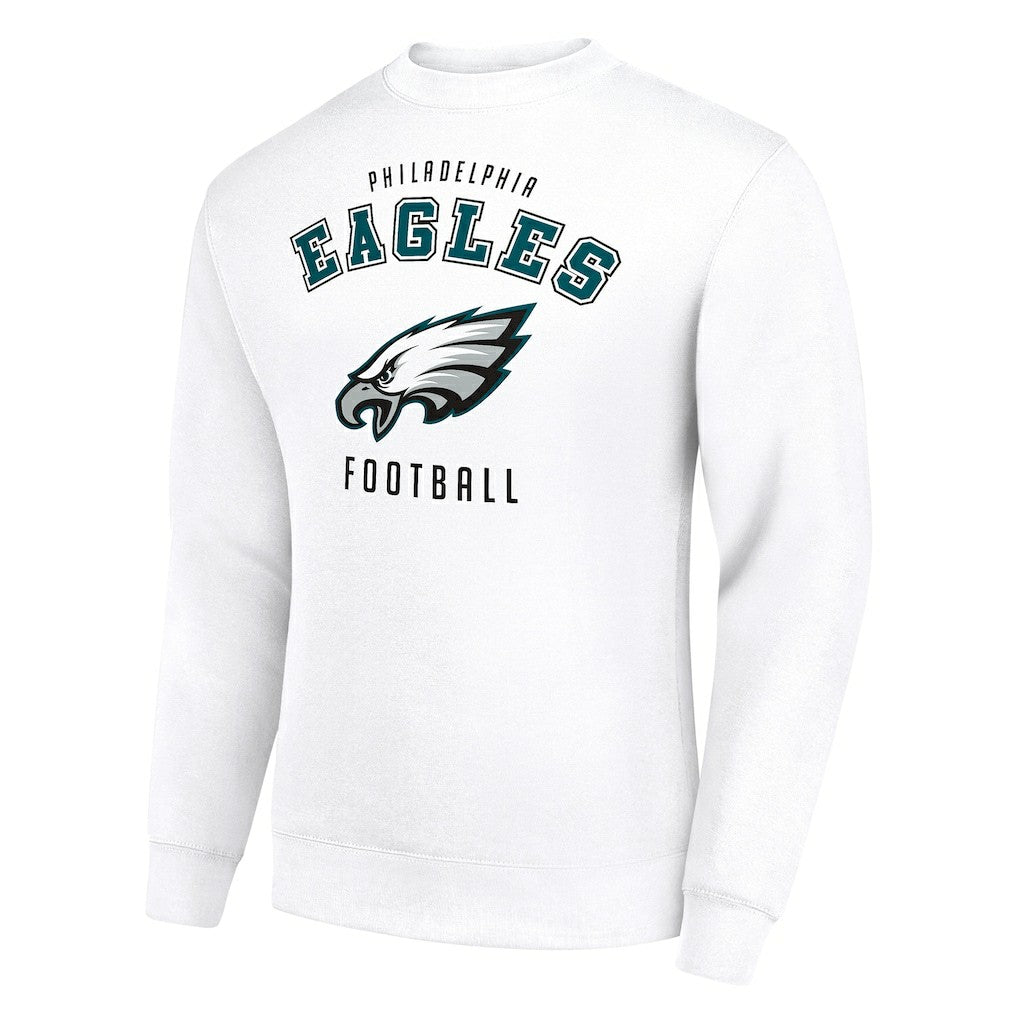 Philadelphia Eagles Starter Team Logo Pullover Sweatshirt - White - NFL