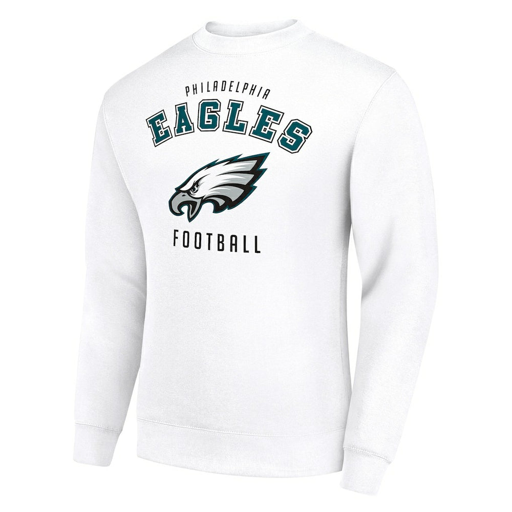 Philadelphia Eagles Starter Team Logo Pullover Sweatshirt - White - NFL