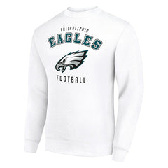 Philadelphia Eagles Starter Team Logo Pullover Sweatshirt - White - NFL