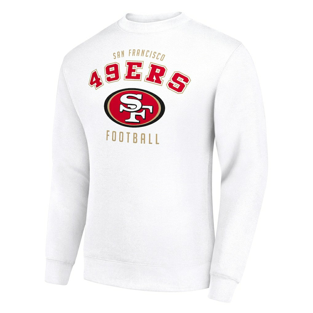 San Francisco 49ers Starter Team Logo Pullover Sweatshirt - White - NFL