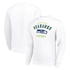 Seattle Seahawks Starter Team Logo Pullover Sweatshirt - White - NFL