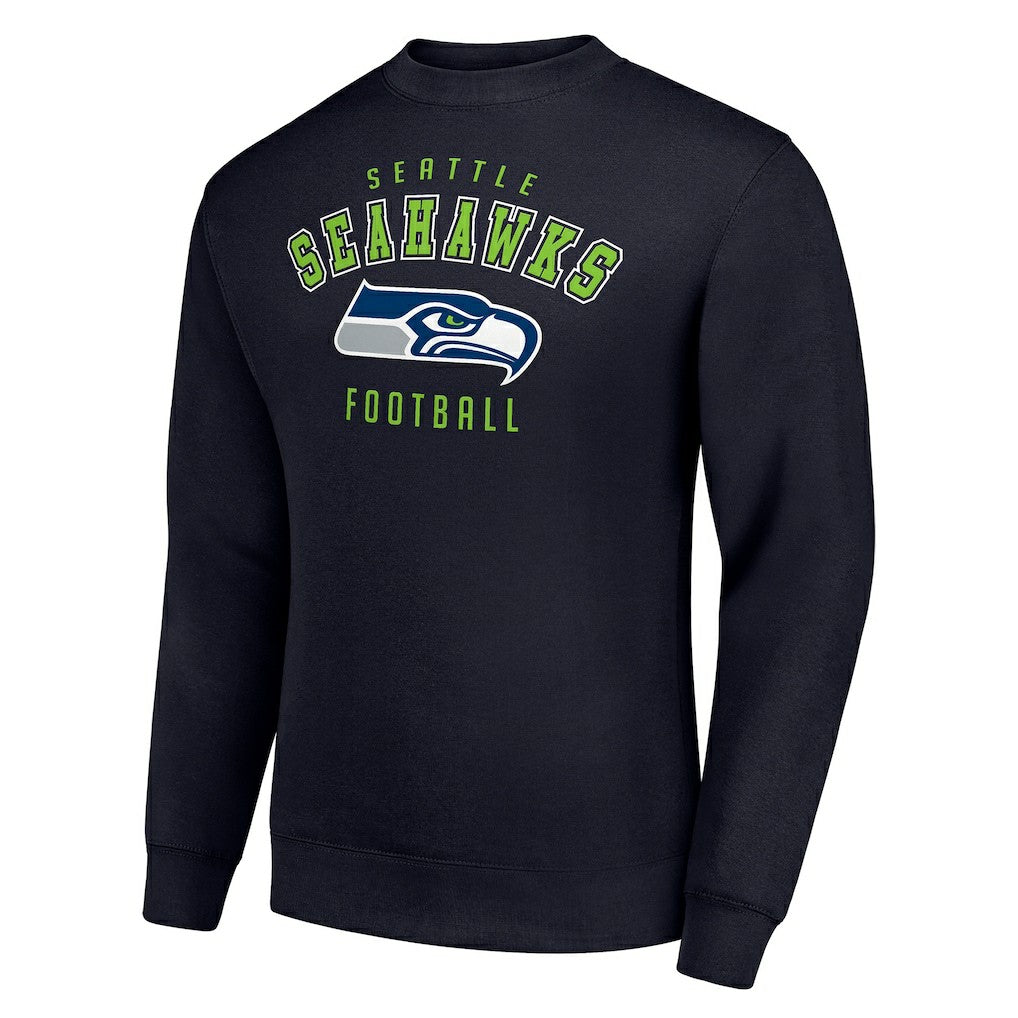 Seattle Seahawks Starter Team Logo Pullover Sweatshirt - College Navy - NFL