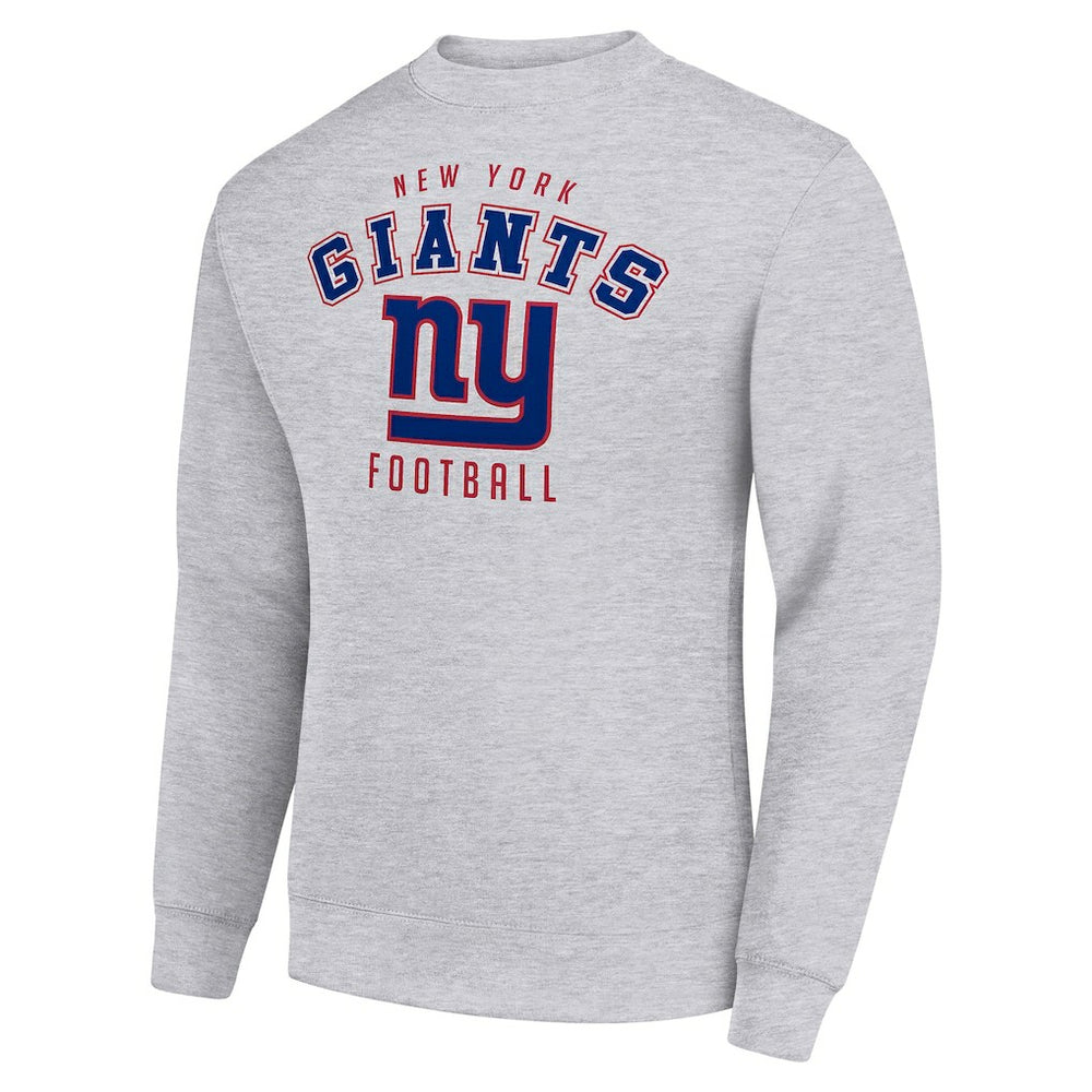 New York Giants Starter Team Logo Pullover Sweatshirt - Heather Gray - NFL