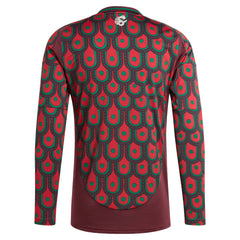 Adidas - Mexico National Team 2024 Home Replica Long Sleeve Jersey - Burgundy