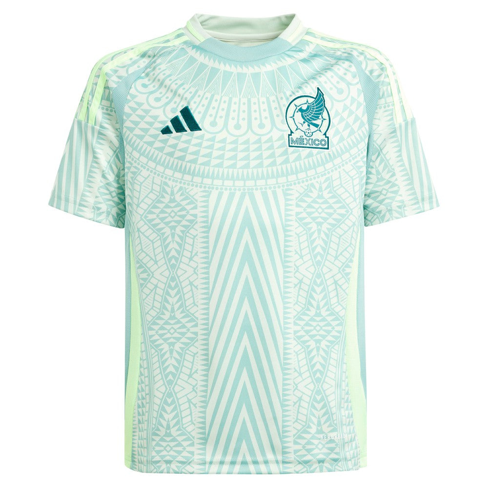 Adidas - Mexico National Team Youth 2024 Away Replica Jersey - Green