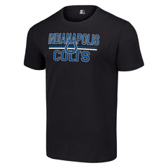 Indianapolis Colts Starter Team Mesh Print Graphic T-Shirt - Black - NFL
